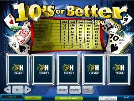 video poker 10s or better