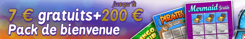 le bonus de bienvenue gratuit de Gratorama : 7 euros gratuit pour jouer