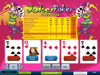 Joker Poker gratuit en ligne